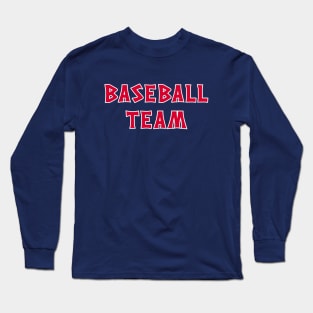 CLE Baseball Team - Navy 1 Long Sleeve T-Shirt